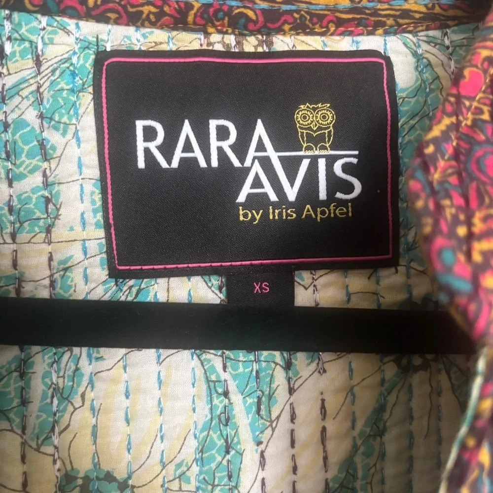Rara Avis by Iris Apfel size XS Women’s quilted jacket - Picture 3 of 8